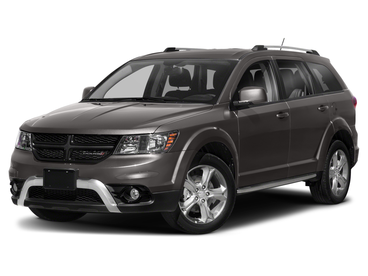 2020 Dodge Journey Crossroad in Black — front three-quarter view