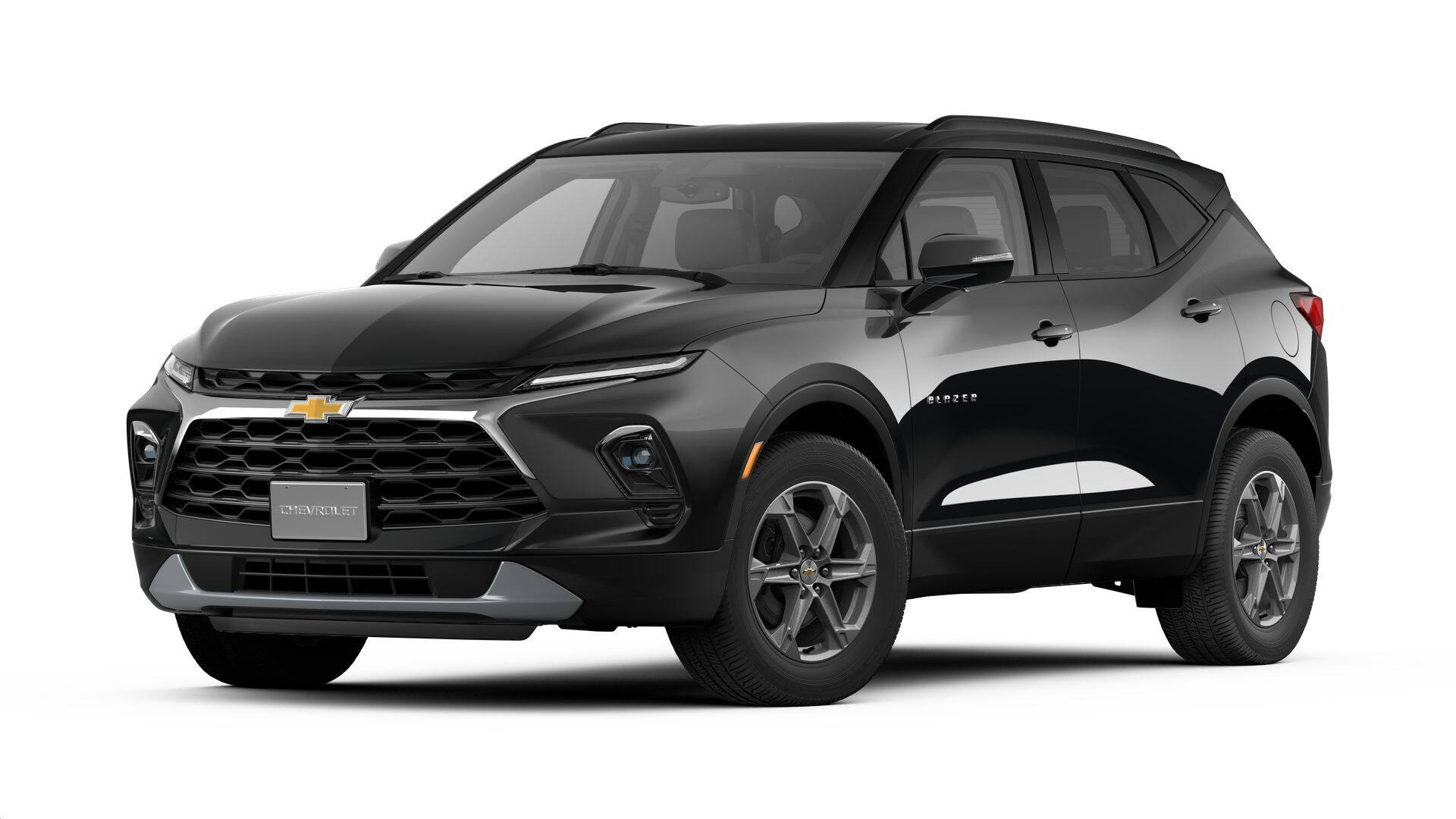 2026 Chevrolet Blazer 3LT in Black — front three-quarter view