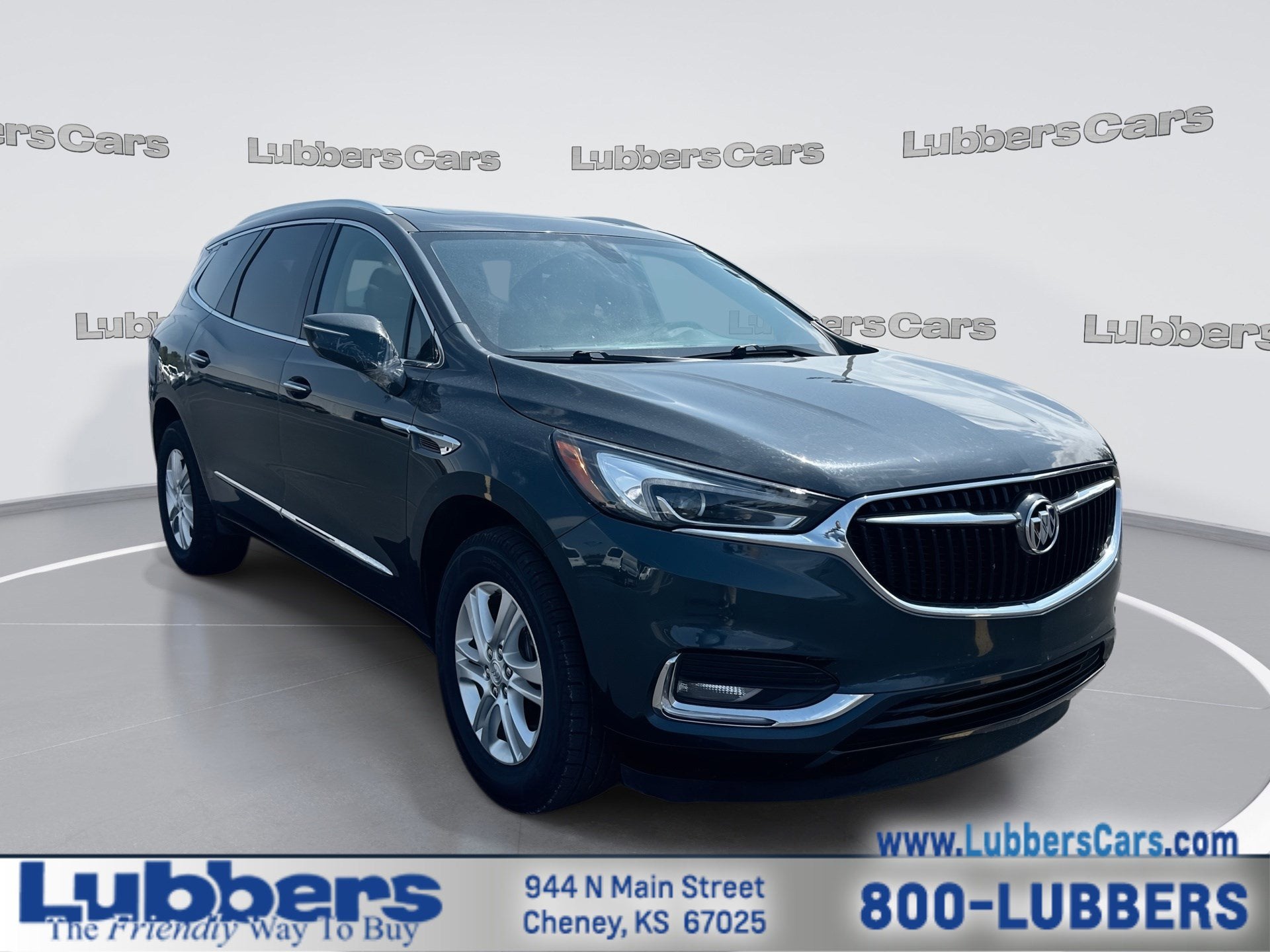 2020 Buick Enclave Essence in Includes Pitch Dark Night Lower Exterior Accent Color.) — front three-quarter view