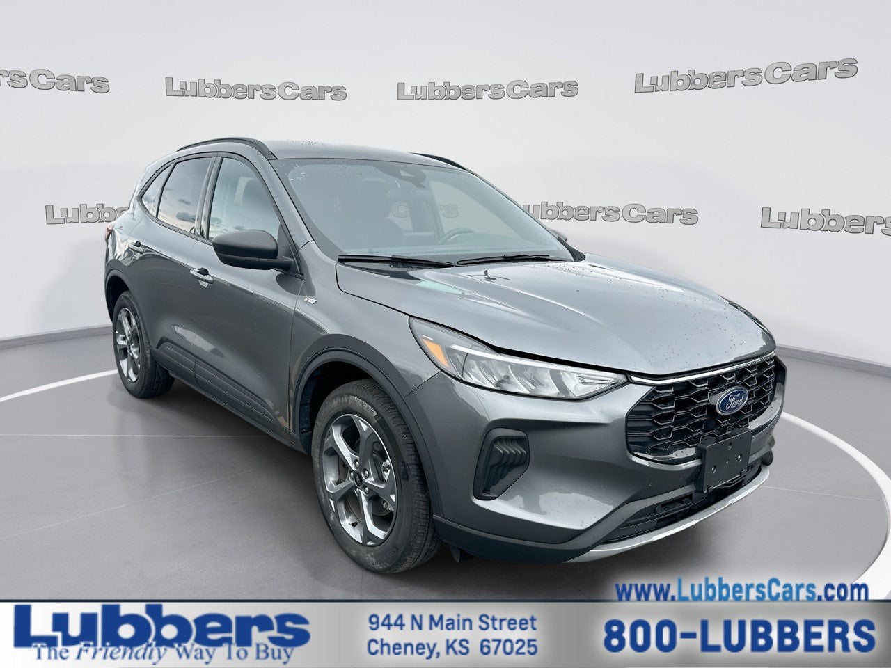 2025 Ford Escape ST-Line in Carbonized Gray Metallic — front three-quarter view