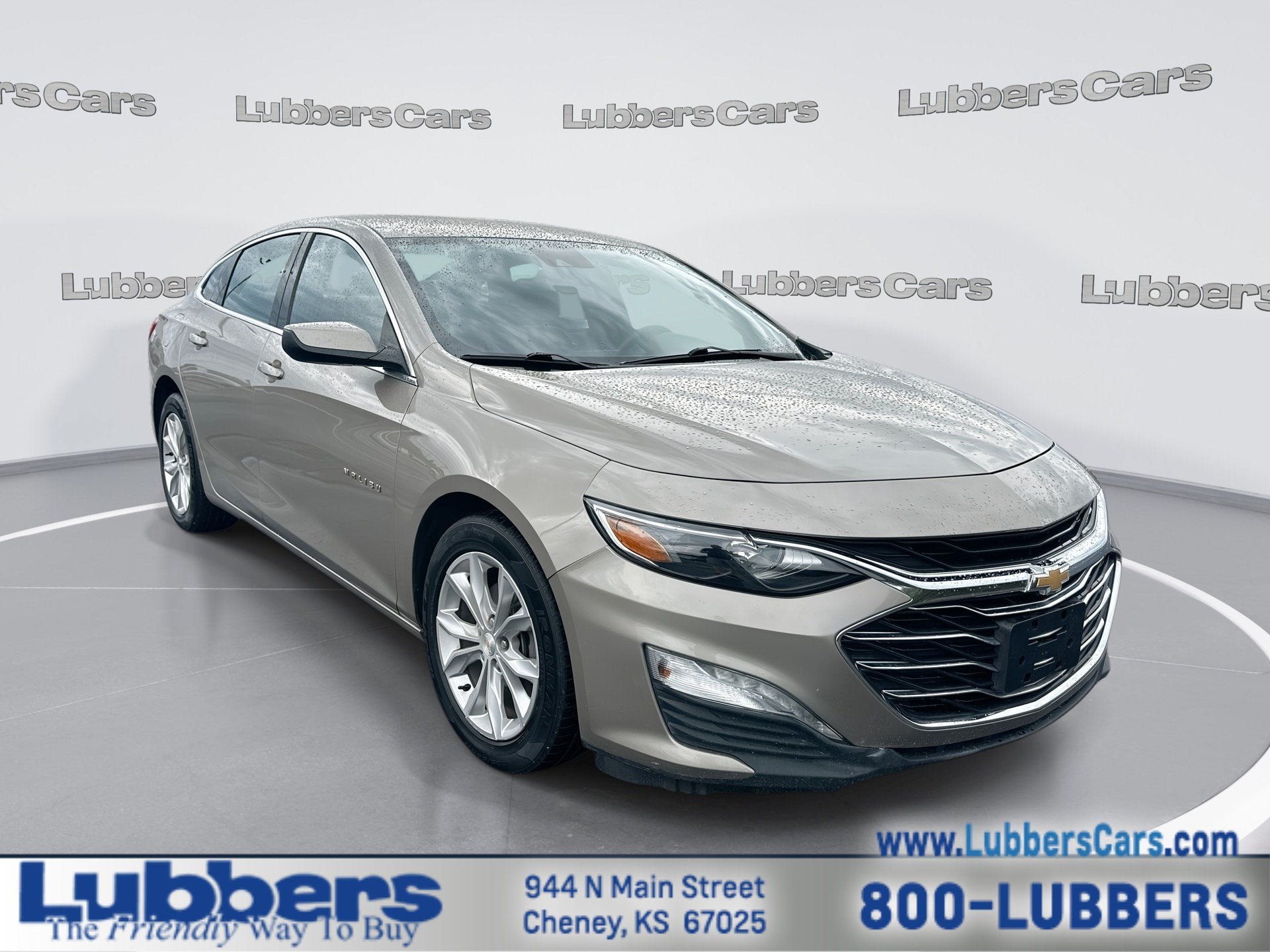2023 Chevrolet Malibu LT in Mineral Gray Metallic — front three-quarter view